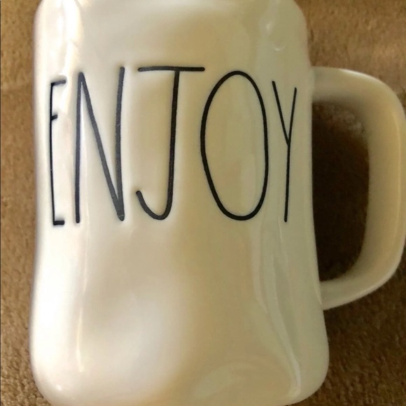NEW RAE DUNN “Enjoy” Ceramic Mug - Picture 1 of 4